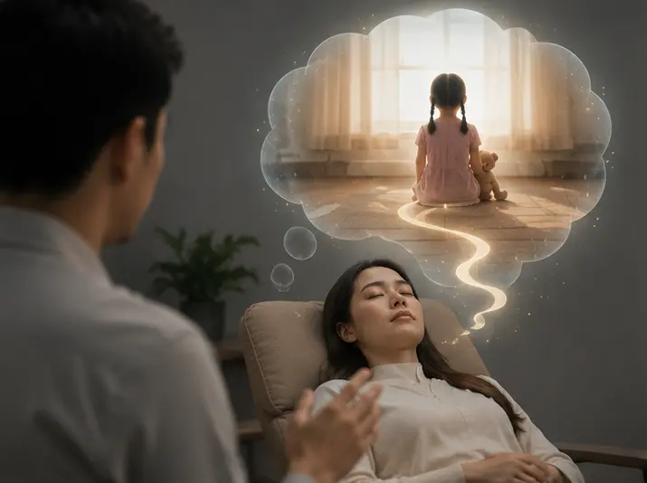 Age Regression untuk hipnoterapi untuk pemulihan trauma